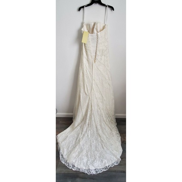 NWT Allure Bridals Lace Ivory Wedding Dress Size‎ 22 Size 12 - Picture 5 of 12
